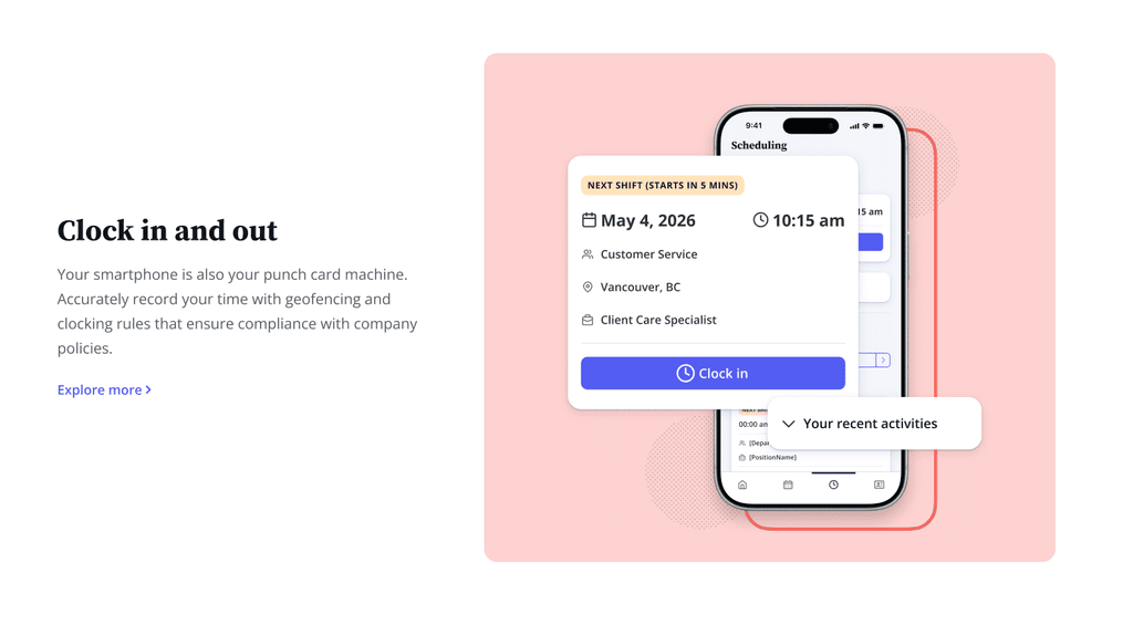 Rise People Mobile App View