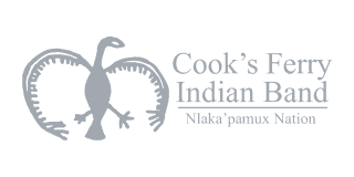 Cooks Ferry Indian Band Logo Grey