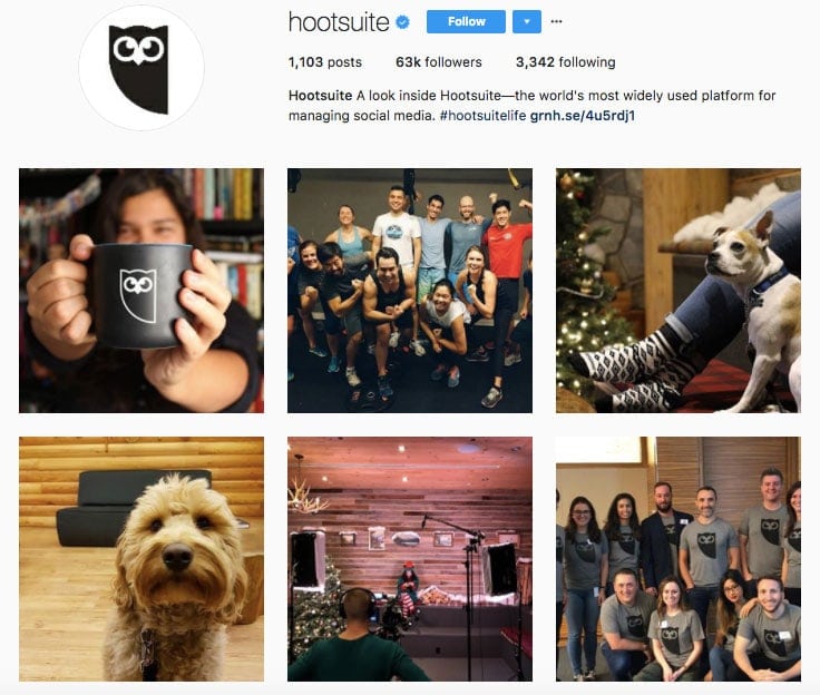 hootsuite instagram branding